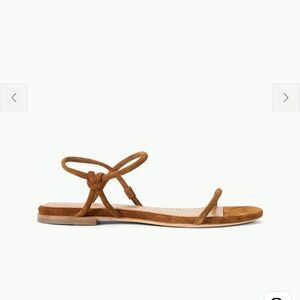 Staud laurel sandal brown suede